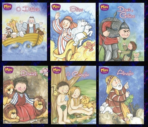 Kit Livros Bíblicos - 24 Und - Tamanho 13 X 10 Cm