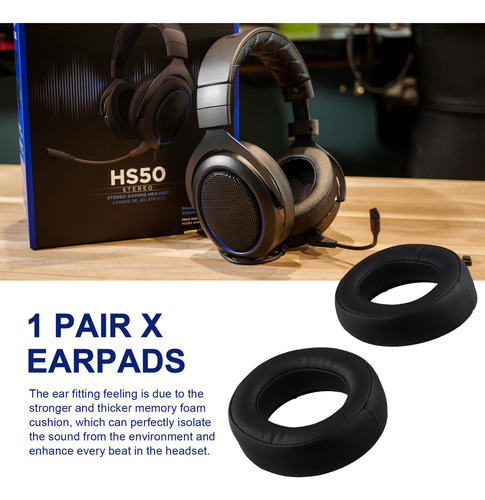 Hh Almohadillas De Repuesto For Corsair Hs50 Pro Hs60 Pro