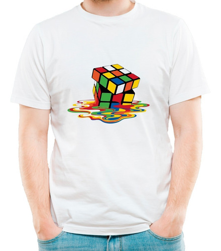 Remera Cubo Rubik Hombre Mujer Niños Modal Premium