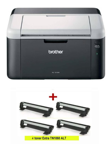 Impresora Brother Hl-1212w + 4 Toner Extra Con Iva 