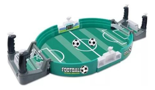 Brinquedo Educativo Jogo Tabuleiro Futebol Mesa Pebolim Lanç Cor da mesa de pebolim Green futebol 42cm