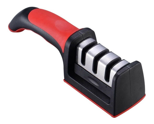 Imagen 1 de 4 de Afilador De Cuchillos Acero Ergonómico Antideslizante