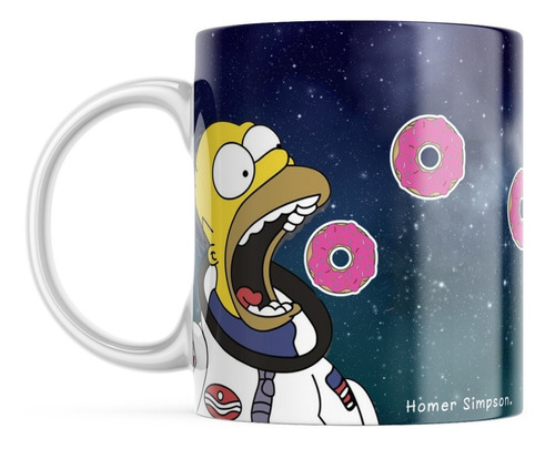 Taza Cerámica Los Simpsons Donas La Mejor Calidad Regalo