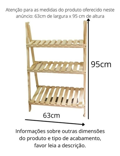 Floreira Com 3 Andares Multiuso Para Vasos De Plantas