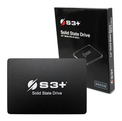 Disco Interno 960gb Ssd 2.5 Pol Sata 3.0 S3ssdc960 - S3+ Cor Preto