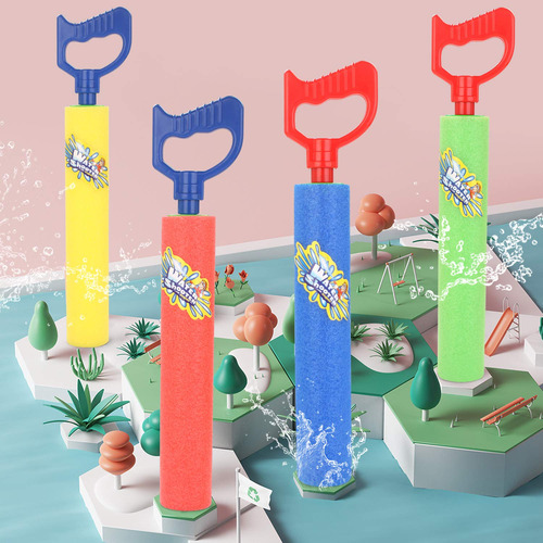 Pack De 6 Zapatillas De Superespuma Water Guns Shooter Fun-h