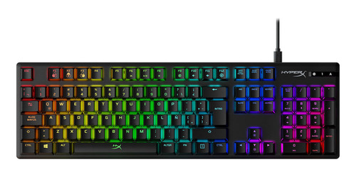 Teclado Hyperx Alloyorigin Hx-blue Mecánico Switch Azul Rgb