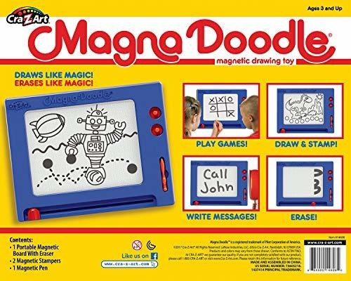 Tabla De Dibujo Magnética Para Niños 3+ Años, Azul/blanco