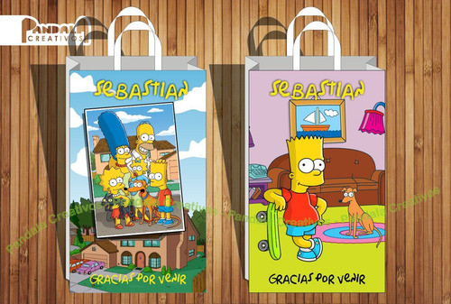 Bolsitas Para Sorpresitas Los Simpsons X10