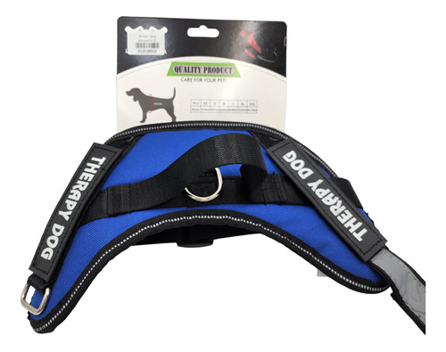 Arnes Pechera Para Perro Tactico Talla S Azul