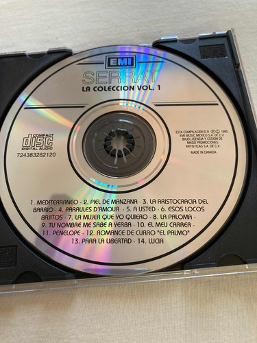 Joan Manuel Serrat / La Coleccion - Vol I Cd 1995 Impecable (Usado)
