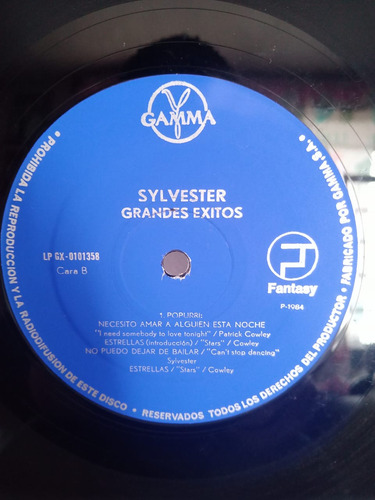 Lp - Silvester - Greatest Hits - Nonstop Dance Party - 1984 (Usado)