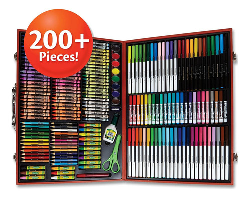 Crayola Masterworks Art Case (200 Pc), Art Set For Kids, Inc