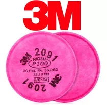 Comprar 1 Par Filtros 3m 2091 P100 Para Mascarilla 6200 6800