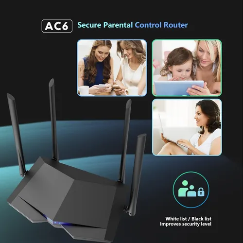 Tenda Ac1200 Smart Wifi Router, Cable De Doble Banda De A...