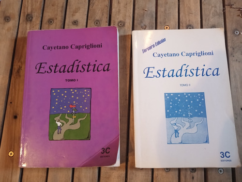 Libros Estadística 1 Y 2 Cayetano Capriglioni Económicas 