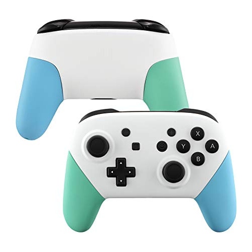 Carcasa Para Control Pro Para Nintendo Switch Verde Y Azul