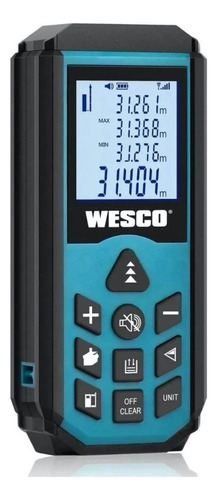 Trena À Laser 40 Metros Azul E Preto Wesco Ws8910