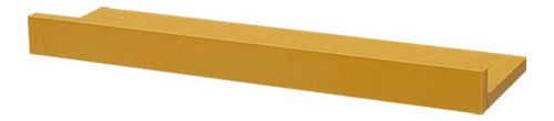 Prateleira Porta Quadros 70 X 15cm Amarela Suporte Invisível Cor Amarelo