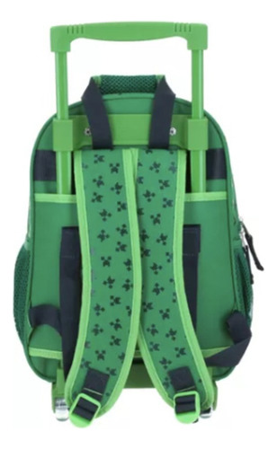 Chenson - Mochila Carrito Minecraft C/slam Kinder Chica Color Verde