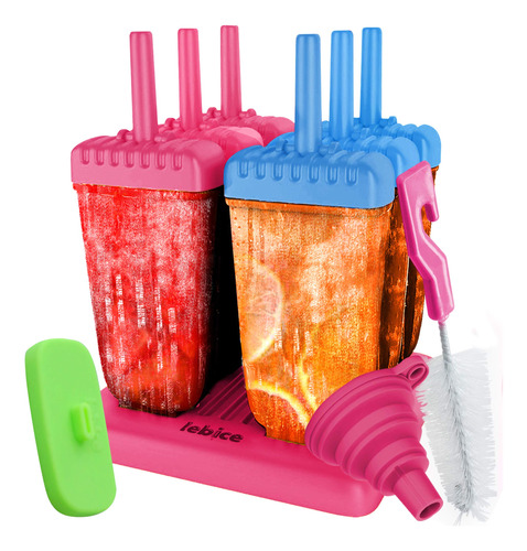 Mold Paleta Palito Para Hacer Hielo 6 Pieza Bpa Embudo 1