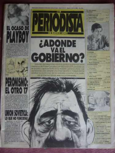 Playboy De Gennaro Alfonsín / Revista El Periodista 17 1985