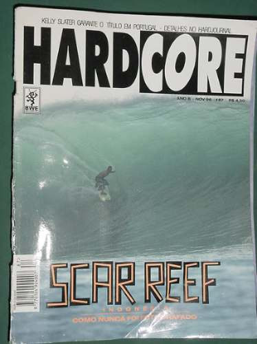 Revista Surf Hardcore Nov96 Kelly Slater Scar Reef Indonesia
