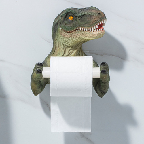 Rollo De Papel Higiénico Con Diseño De Dinosaurio Creativo,