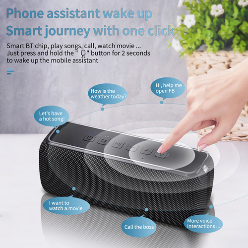 Altavoces Bluetooth Portátiles Ipx5 De Alta Potencia De 60 W