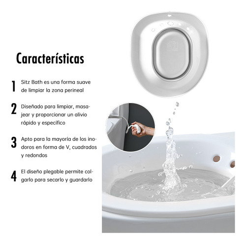 Baño Perineal Para Hemorroides Asiento Con Enjuague Bidé,asiento De Inodoro,cómodo E Higiénico
