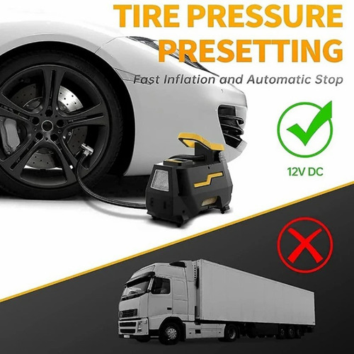 Compresor De Aire Para Inflar Neumáticos De Coche Con Cable