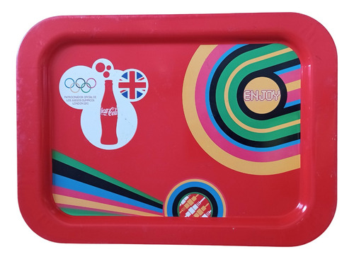 Charola Coca Cola Juegos Olímpicos Londres 2012 Original (Usado)
