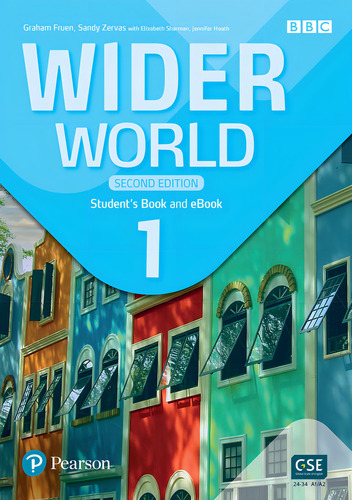 Libro y libro electrónico para estudiantes de nivel 1 de Wider World 2nd Ed (Be), de Hastings, Bob. Editorial Pearson English, tapa blanda en inglés, 2022