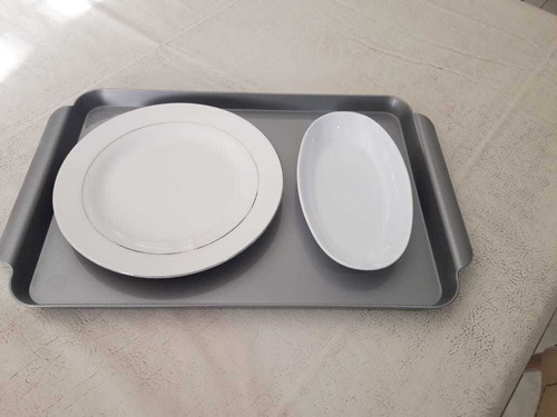 Bandejas Plásticas 36x23cm X 12 Unidades