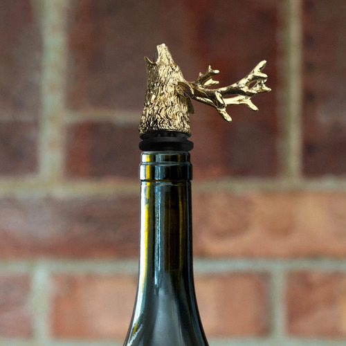 3 Animal Deer Wine Aerator Pourer Con Tapón De Silicona