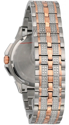 Relógio Bulova Masculino Multifunção Octava Crystal Cor da correia Misto rose Cor do bisel Rose Cor do fundo Cristal