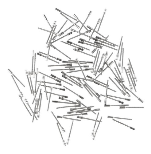 100x Vástago De Extensión Metálico Para Reparar Relojes