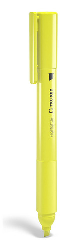 Iluminador Staples Tru Red Pocket Con Empuñadura Y Punta Cin