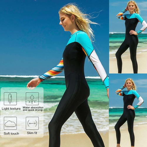 Sanbonepd Diving Solid Sunscreen Estucheall Swimsuit