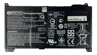 Bateria Rr03xl Hp Probook 430 440 450 455 470 G4 Original