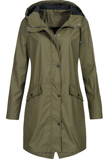 As Mulheres Jaqueta De Chuva Ao Ar Livre Plus Size Impermeável Capa De Chuva À Prova De Vento Com Capuz casaco two-tone 