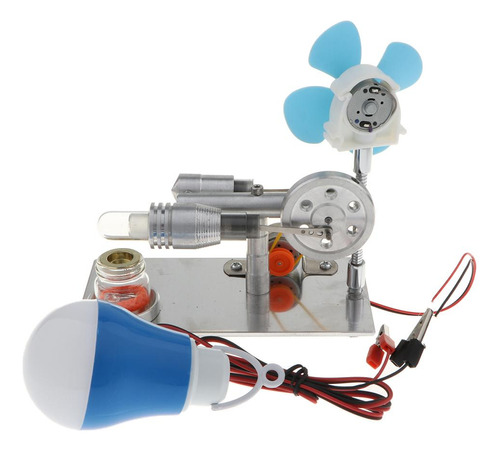 Modelo De Motor De Ventilador Lámpara Led Volante Generador