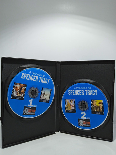 Imagen 3 de 6 de 4 Películas De Spencer Tracy - 2 Cd's - Colección Cine Club