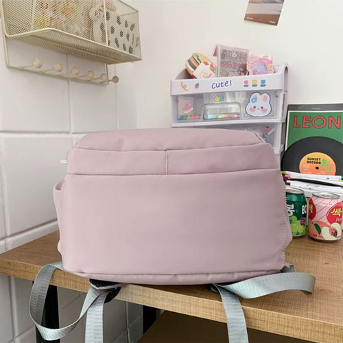 Mochila Espaçosa Grande 25l Moderna Tendencia Sofisticada Cor Vinho Desenho Do Tecido Liso