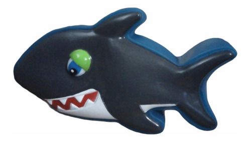 Tiburón Juguete Import De Goma Con Chifle Perros Vinilo 18cm