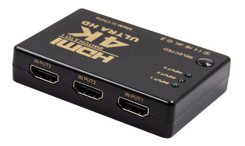 Imagen 4 de 6 de Switch Hdmi Selector 3 Entradas A 1 Salida + Control Remoto