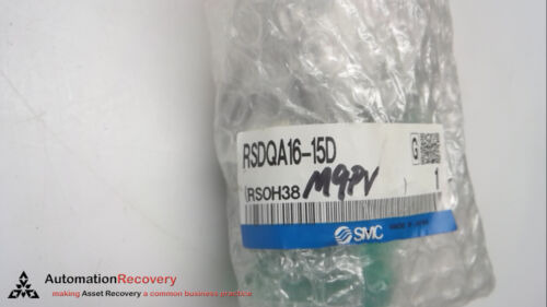 Smc Rsdqa16-15d Stopper Air Cylinder W/ Auto Switch, New Ccf