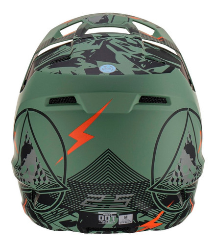 Capacete Motocross Leatt Moto 2.5 Verde Cactus Laranja Tamanho Do Capacete 58 Cor Verde Cactus