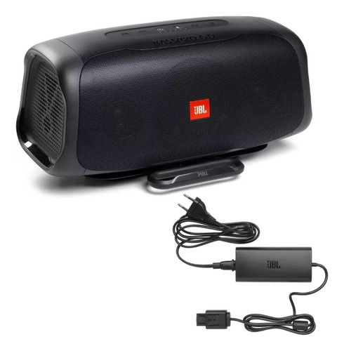 Caixa De Som Jbl Basspro Go Home + Carregador De Tomada