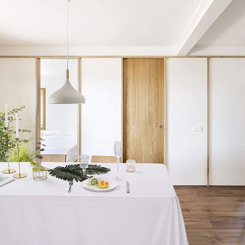 Mantel Rectangular De 60 X 102 Pulgadas, Mesa De 6 Pies
